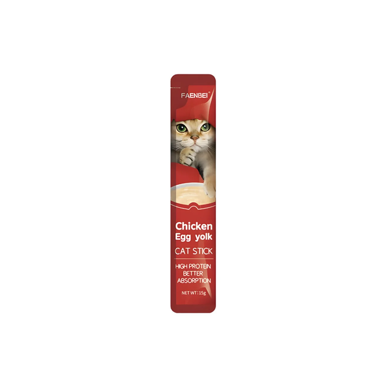 بستنی گربه فنبی مدل Creamy Sticks طعم مرغ و تخم مرغ بسته 5 عددی 101565089