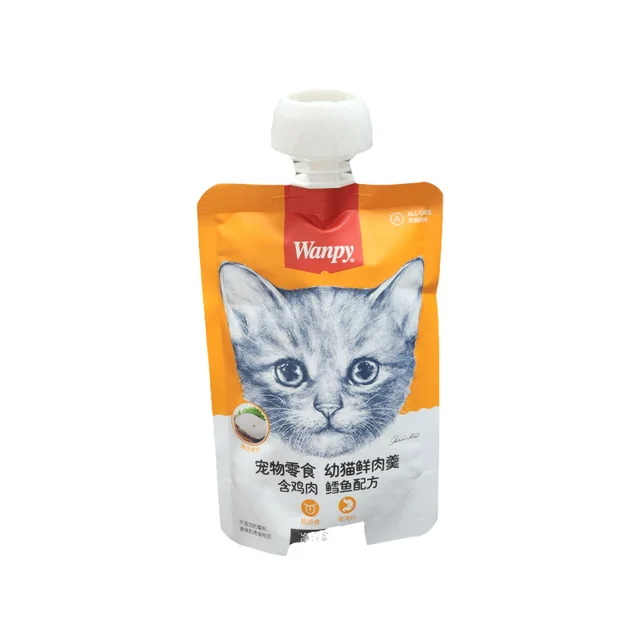 پودینگ گربه ونپی مدل سفارش چین با طعم ماهی‌ کاد و مرغ وزن 90 گرم 101524737